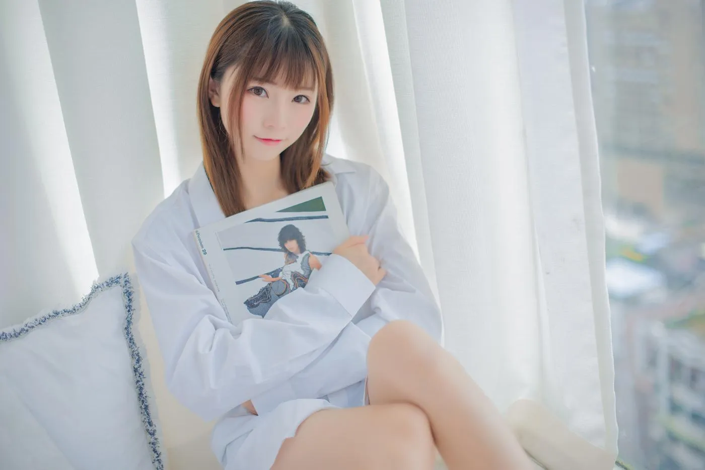 绮太郎_Kitaro – NO.27 白衬衫 [47P]插图6
